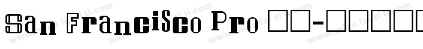 San Francisco Pro 字体字体转换